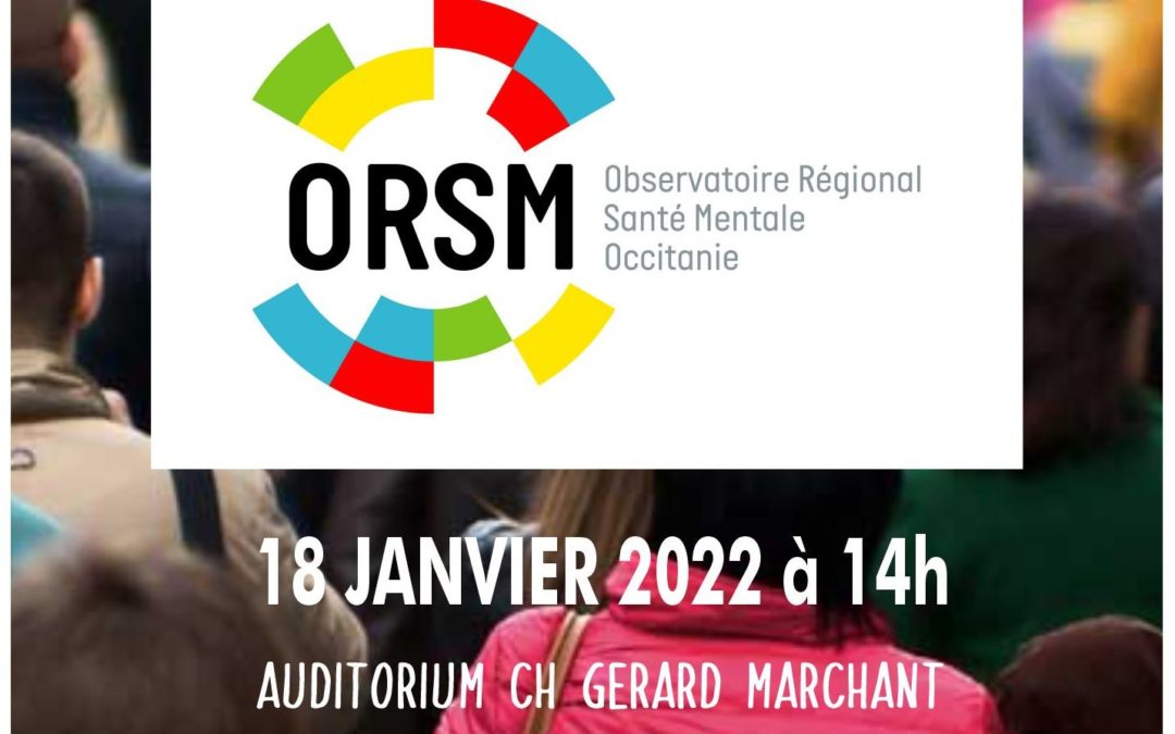 Conférence de lancement de l’Observatoire Régional Santé Mentale Occitanie