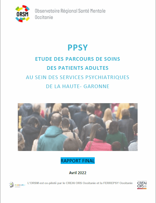 PPSY – Étude des parcours de soins des patients adultes au sein des services psychiatriques de la Haute-Garonne