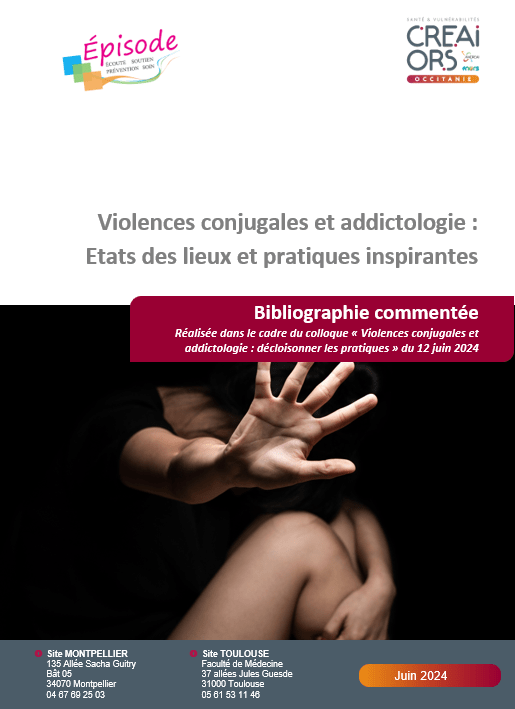Bibliographie Colloque Violences conjugales et addictologie