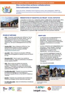 Recherches-actions collaboratives internationales inclusives APAJH 81